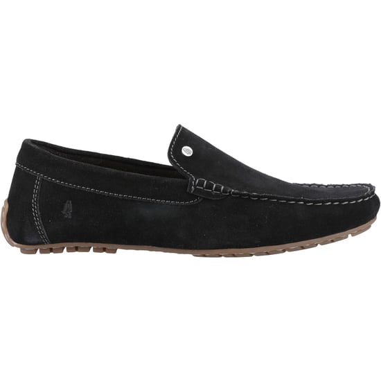 Hush Puppies Ralph Suede Leather Men's Black Loafers - Image 5