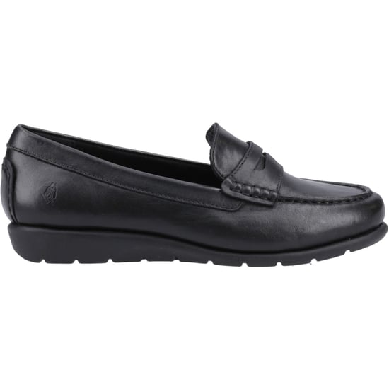 Hush Puppies Shelby Leren Dames Zwarte Instappers - Image 5