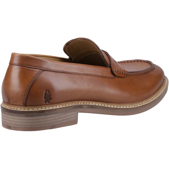 Hush Puppies Benedict Leren Heren Tan Instappers - Image 2