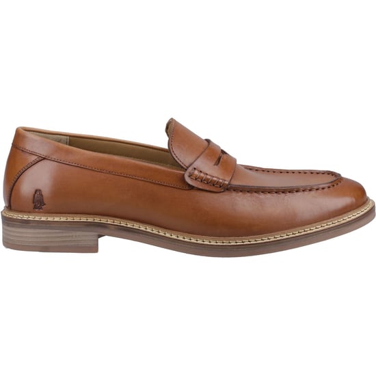 Hush Puppies Benedict Leren Heren Tan Instappers - Image 5