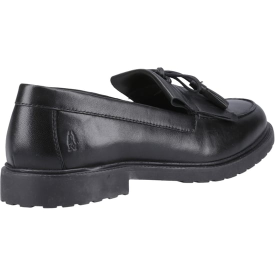 Hush Puppies Verity Kiltie Läder Svarta Mokasiner för Kvinnor - Image 2