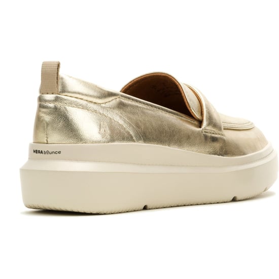 Hush Puppies Joy Penny Leder Dames Champagne Loafers - Image 2