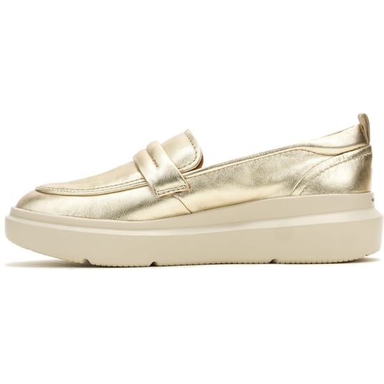 Hush Puppies Joy Penny Leder Dames Champagne Loafers - Image 5