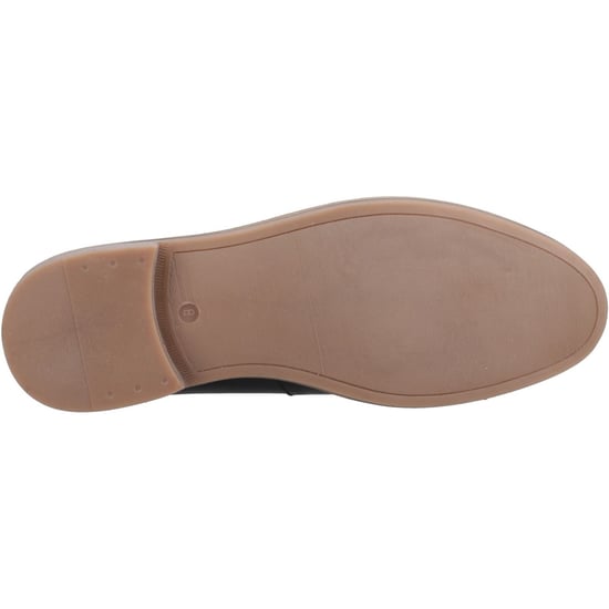 Hush Puppies Benedict Leren Heren Zwarte Instappers - Image 3