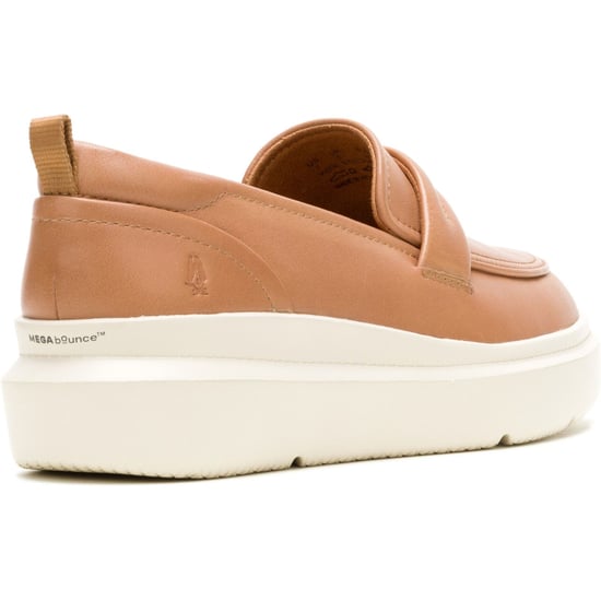 Hush Puppies Joy Penny Leren Dames Tan Instappers - Image 2