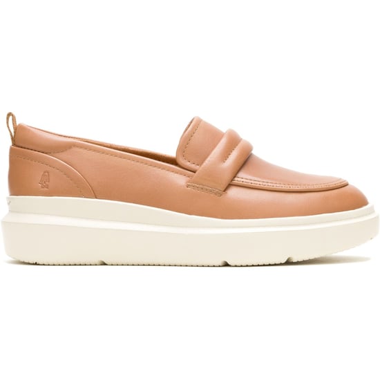 Hush Puppies Joy Penny Leren Dames Tan Instappers - Image 6