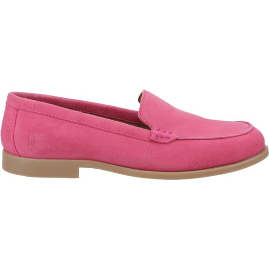 Hush Puppies Natasha Leren Dames Roze Instappers - Image 4