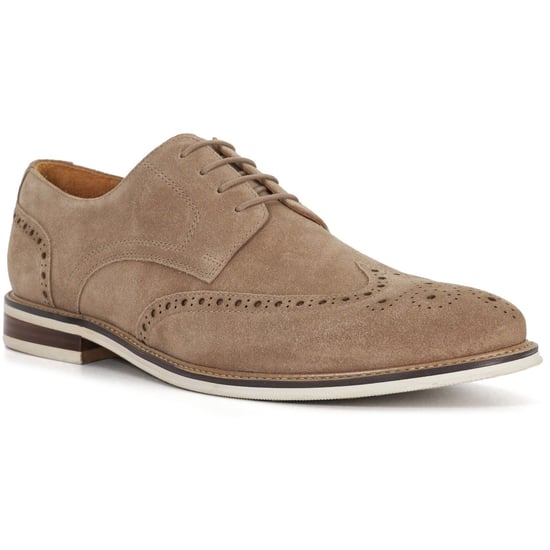 Dune Stanford Mocka Herr Beige Brogue Skor - Image 1