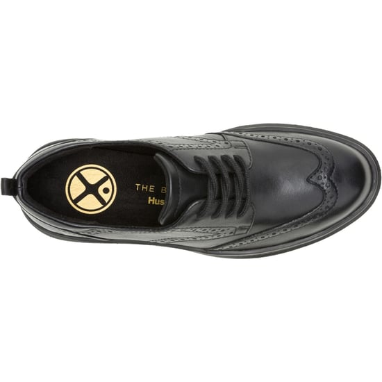 Hush Puppies Joy Leren Dames Zwarte/Zwarte Brogues Schoenen - Image 4