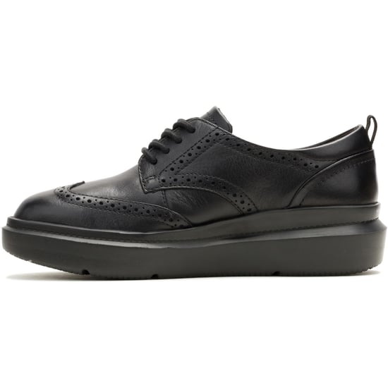 Hush Puppies Joy Leren Dames Zwarte/Zwarte Brogues Schoenen - Image 5