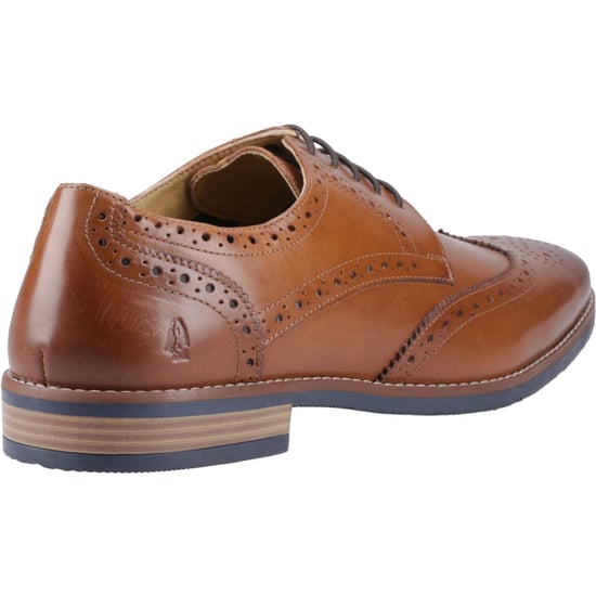 Hush Puppies Mack Leren Heren Tan Brogues Schoenen - Image 2
