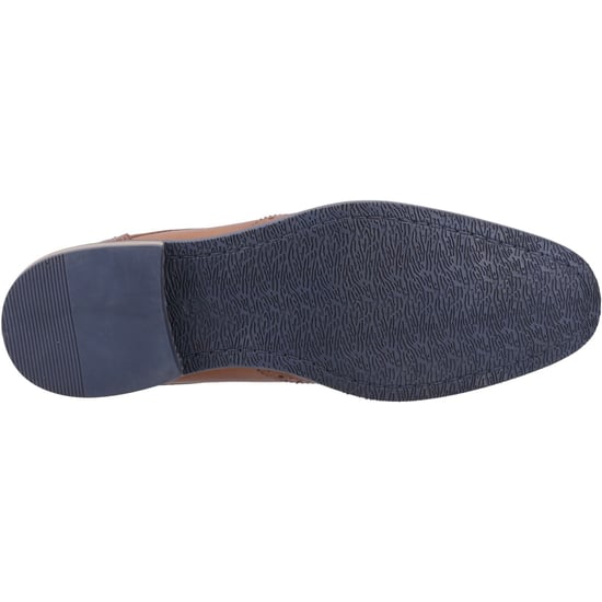 Hush Puppies Mack Leren Heren Tan Brogues Schoenen - Image 3