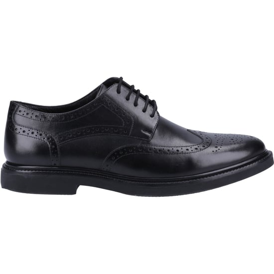 Hush Puppies Kingston Leather Men's Black Brogues Shoes - Image 4