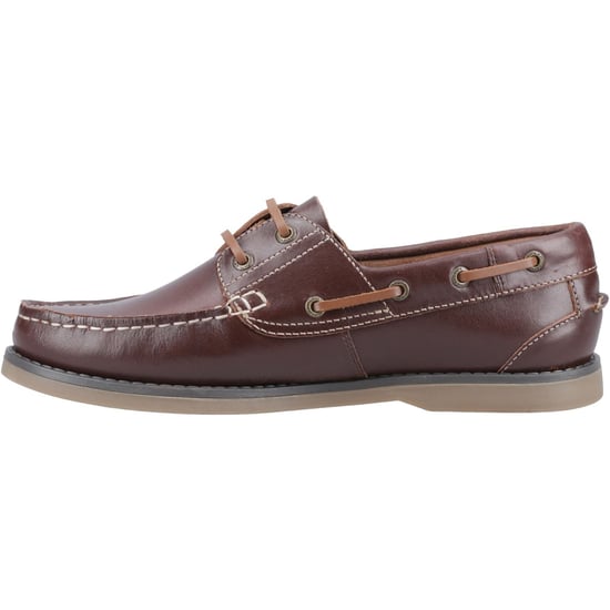 Hush Puppies Wilson Leren Heren Bruine Bootschoenen - Image 4