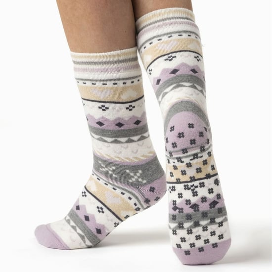 2 Par Tjejers Värmande Sockor med Grepp - Image 3
