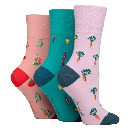 6 Pairs Ladies Non Elastic Soft Top Diabetic Socks - Image 3