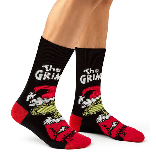 Heren Thermo Grinch Patroon Kerstsokken - Image 5