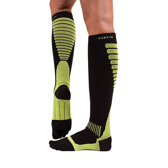 Compression Knee-High Toe Socks - Unisex 1 Pack Sports Toe Socks - Image 2