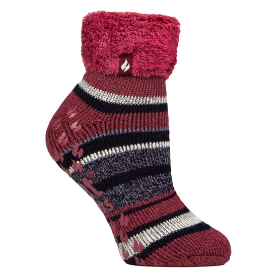 Dam Soft Stripe Lounge-strumpor för vintern - Image 1