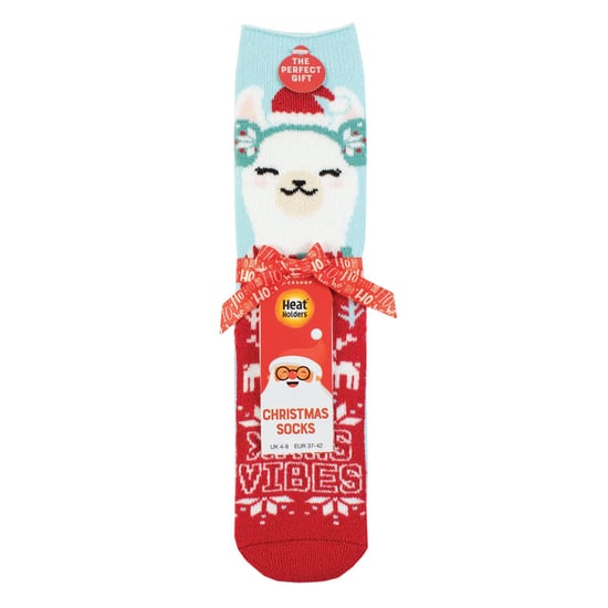 Vrouwen Fluffy Kerstsokken van Heat Holders Lite - Image 2