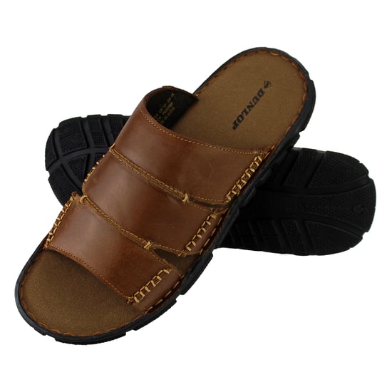 Herr Sommar Strand Läder Slip-On Tofflor - Image 2