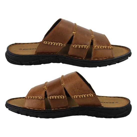 Herr Sommar Strand Läder Slip-On Tofflor - Image 3