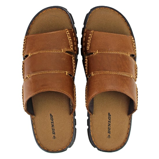 Herr Sommar Strand Läder Slip-On Tofflor - Image 4