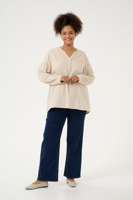 Blouse with long sleeve Regular fit - Image 1