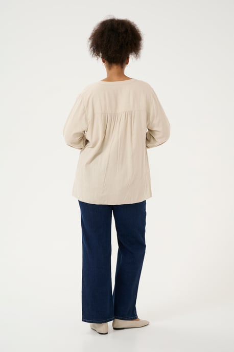 Blouse with long sleeve Regular fit - Image 2