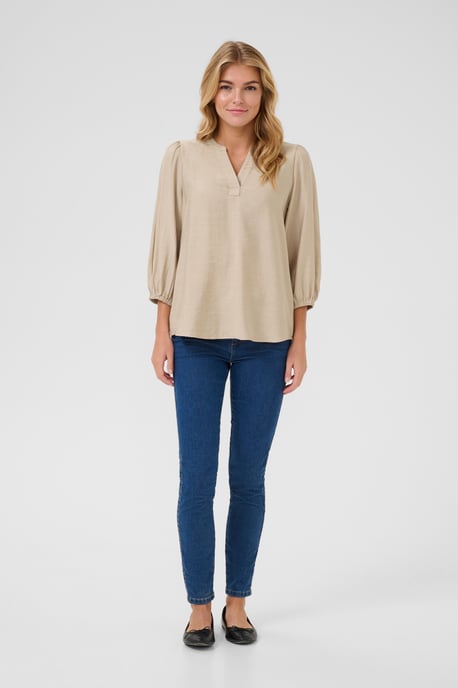 Blouse with long sleeve Regular fit - Image 1