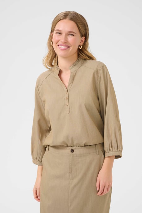 Blouse with long sleeve Loose fit - Image 3