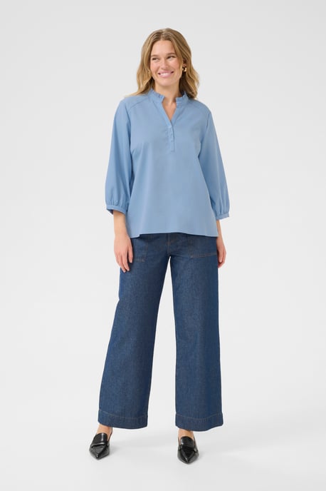 Blouse with long sleeve Loose fit - Image 1