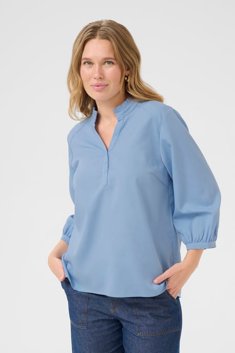 Blouse with long sleeve Loose fit - Image 3