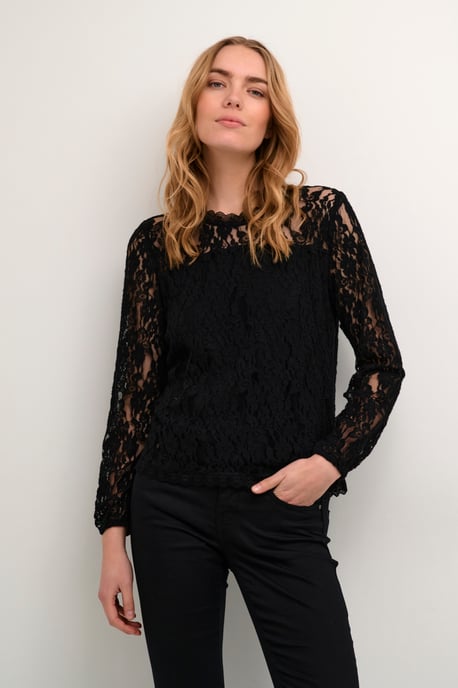 Blouse with short sleeve Regular fit - Image 3