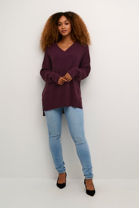 Pullover Oversize fit wine - Image 2