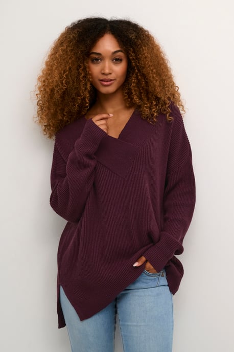 Pullover Oversize fit wine - Image 4