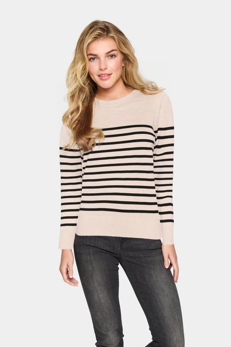 Pullover Regular fit black offwhite - Image 3