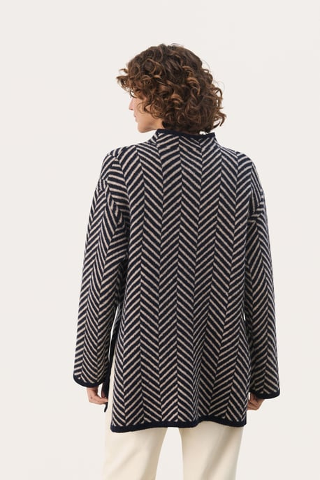 Pullover Oversize fit navy - Image 4