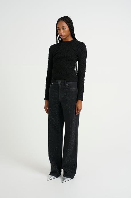 Pullover Slim fit black - Image 1