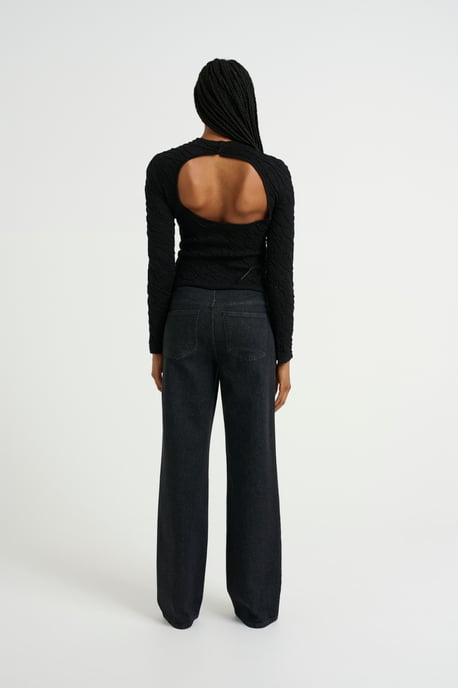 Pullover Slim fit black - Image 2