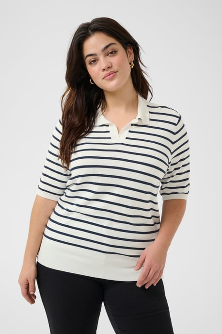 Pullover Regular fit blue white - Image 3