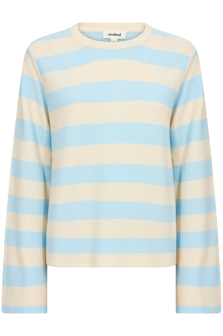 Pullover Loose fit blue white - Image 4