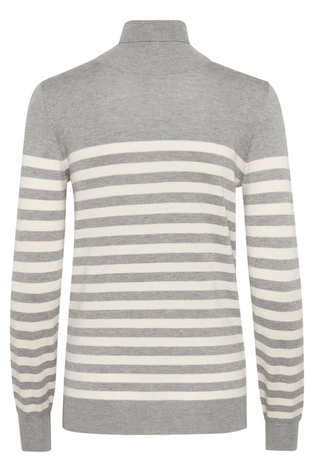 Pullover Slim fit grey white - Image 5