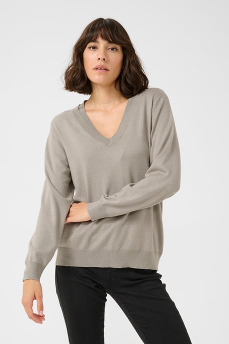 Pullover Regular fit light grey - Image 3