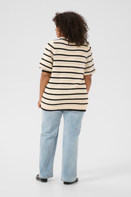 Pullover Regular fit black offwhite - Image 2