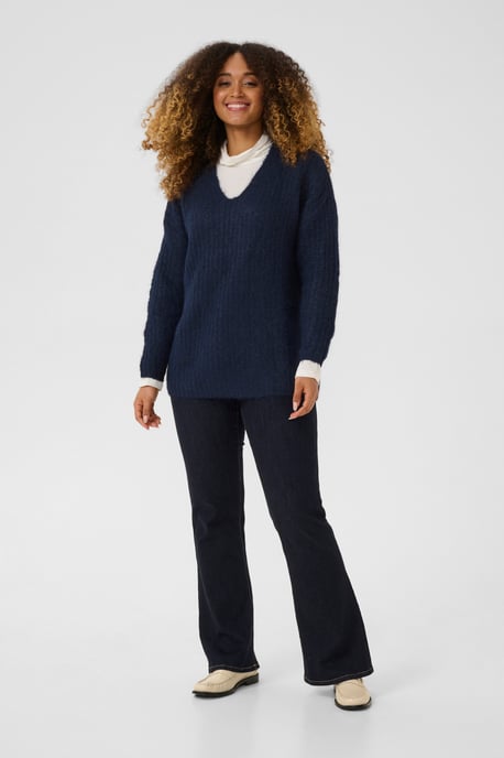 Pullover Oversize fit dark blue - Image 2