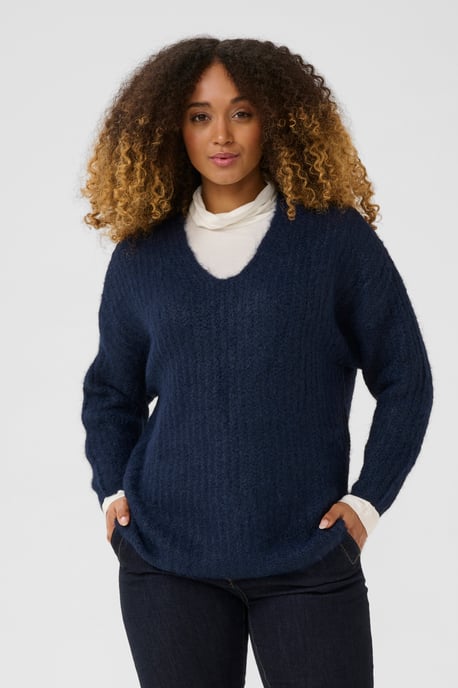 Pullover Oversize fit dark blue - Image 5