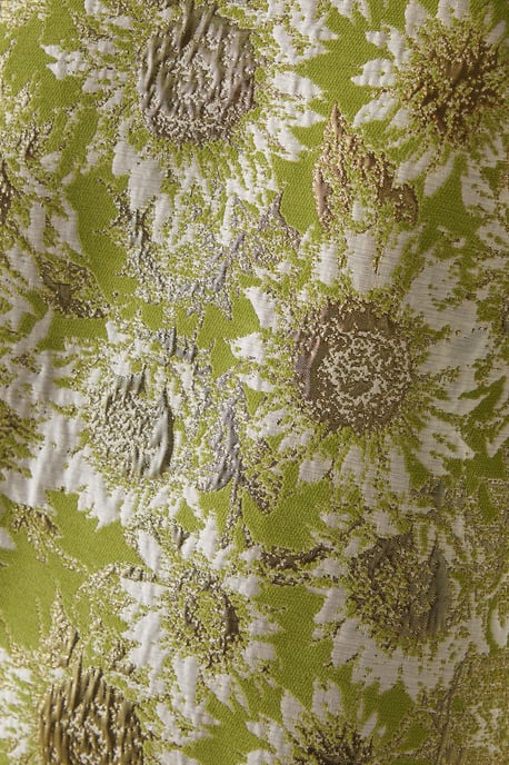 Jacquard Peplum Hem Open Back Mini Dress - Image 5