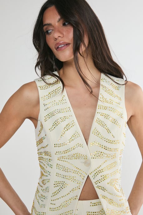 Zebra Hotfix Tailored Vest - Image 3