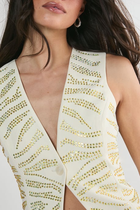 Zebra Hotfix Tailored Vest - Image 5